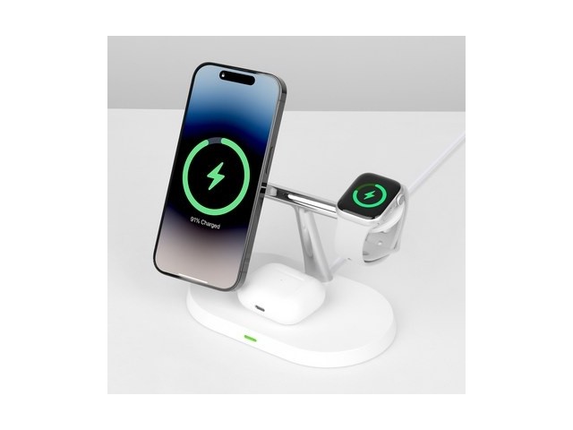 [아이폰 애플워치 충전기] 현명한 선택 모잇 3in1 맥세이프 무선충전기 + CtoC 케이블 + 맥세이프링 세트